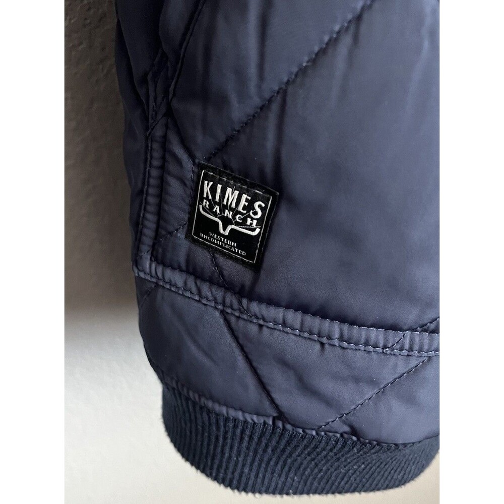 Kimes Ranch Women's XXL Marino Quilted Bomber Jacket Western - Navy Blue - Picture 5 of 10
